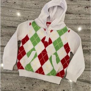 Mud pie baby toddler Christmas sweater size 0-6 months